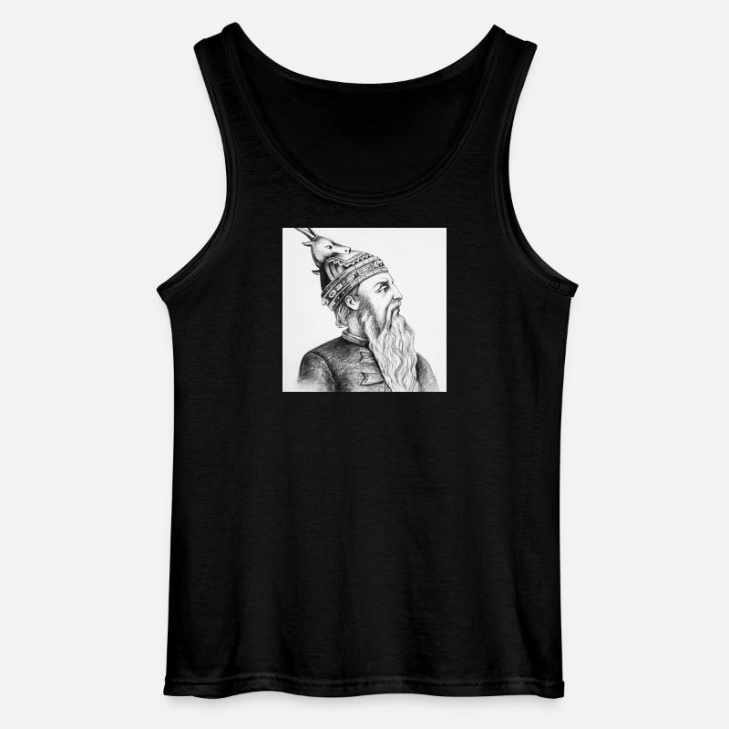 Skenderbeu - Gildan Männer Tank Top - Schwarz