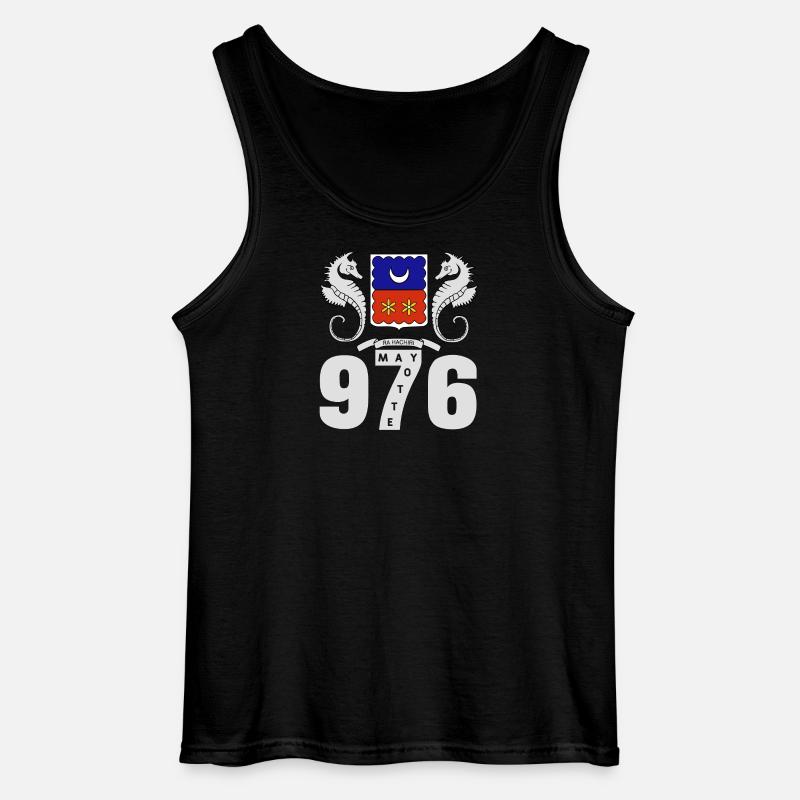 Mayotte - Gildan Männer Tank Top - Schwarz