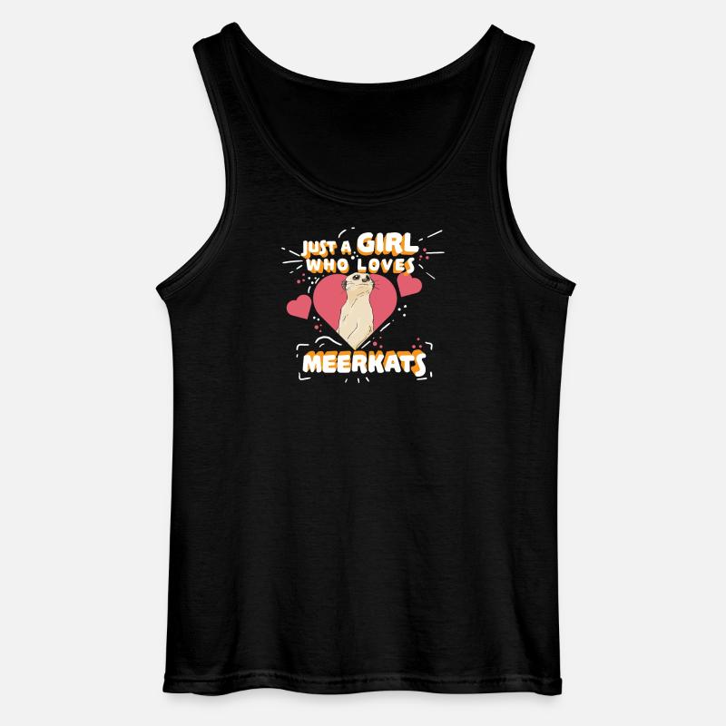 Erdmännchen - Gildan Männer Tank Top - Schwarz