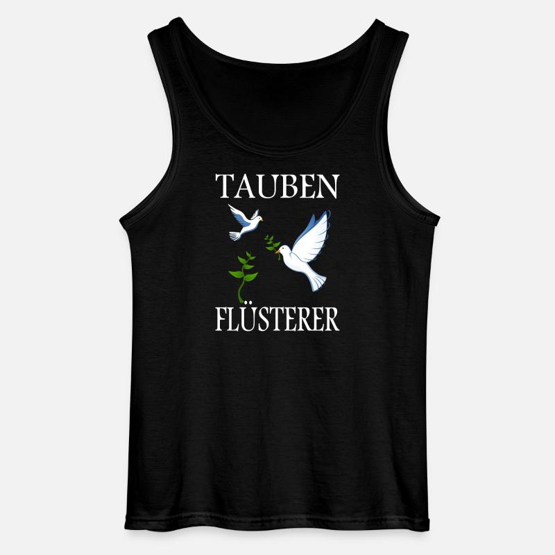 Tauben Flüsterer - Gildan Männer Tank Top - Schwarz