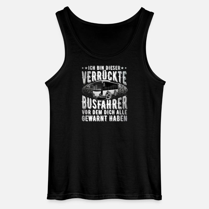Busfahrer - Gildan Männer Tank Top - Schwarz
