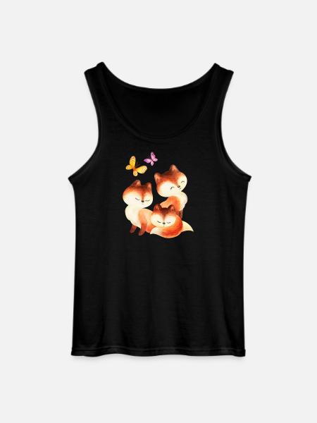 Wasserfuchs Trio - Gildan Men’s Tank Top - black