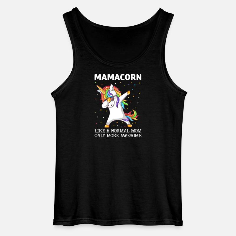Mamacorn - Gildan singlet for menn - svart