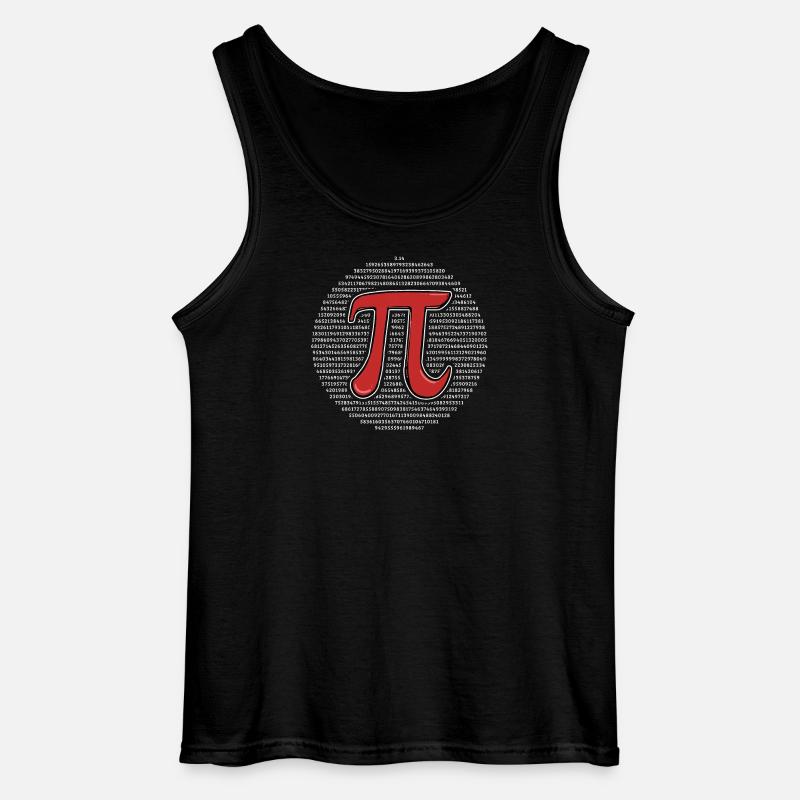 Pi Day Pi Math - Gildan Men’s Tank Top - black