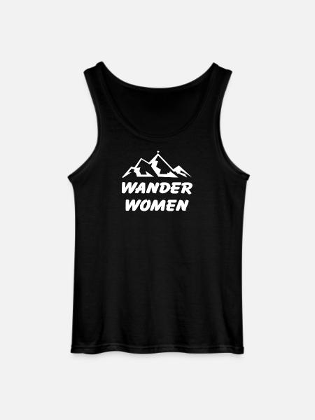 Wander Women Berge Wandern - Gildan Männer Tank Top - Schwarz