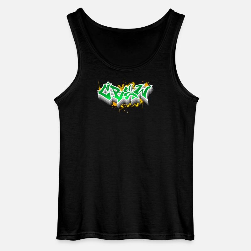 Crew - Gildan Männer Tank Top - Schwarz