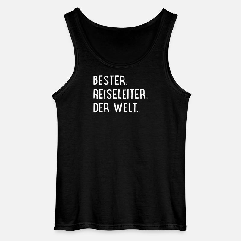 bester reiseleiter - Gildan Männer Tank Top - Schwarz