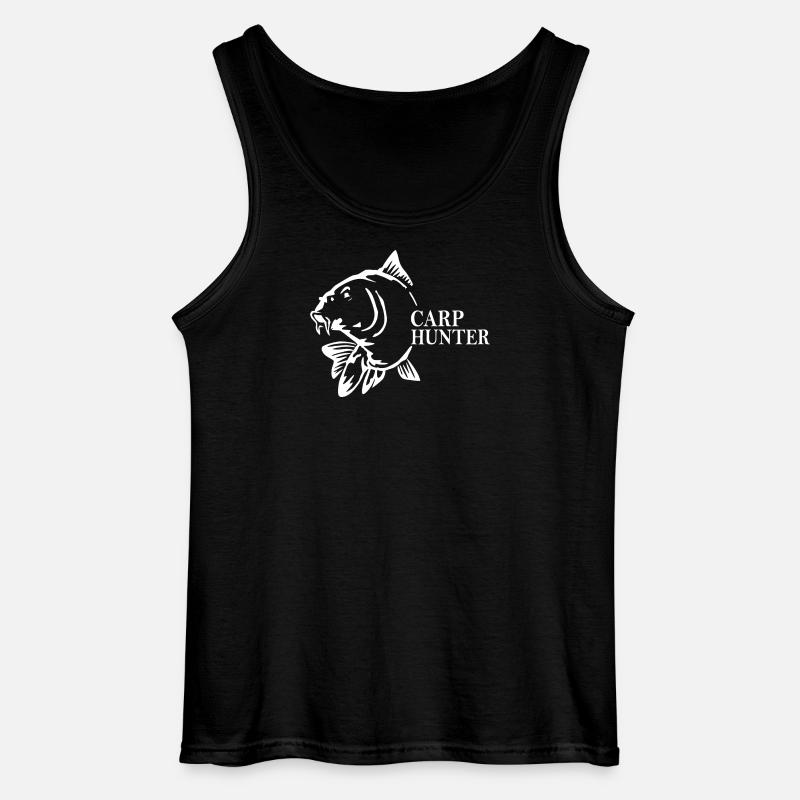 Carp Hunter - Gildan Männer Tank Top - Schwarz