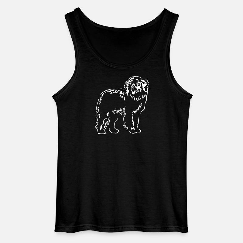 Neufundländer "Black Edition" - Gildan Männer Tank Top - Schwarz
