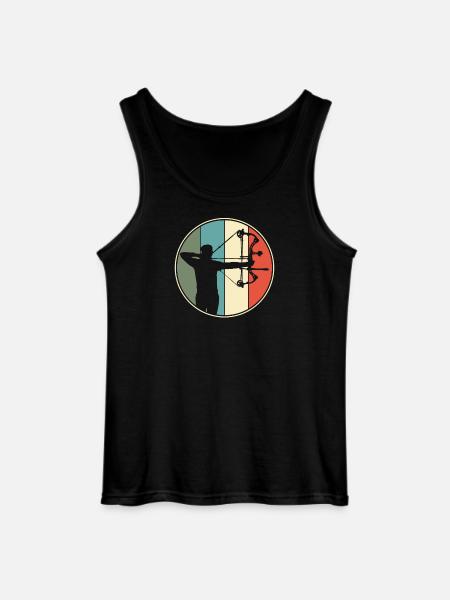 Archery Archery Retro - Gildan Men’s Tank Top - black