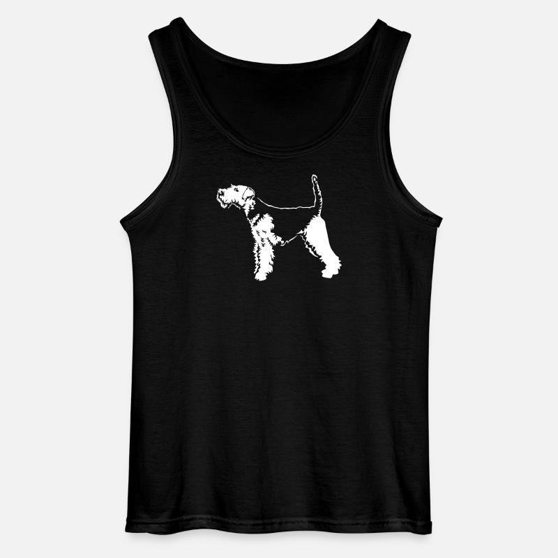 Welsh Terrier "Black Edition" - Gildan Männer Tank Top - Schwarz