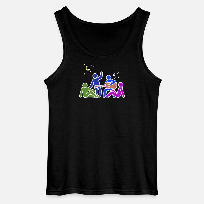 Freundschaft Buddy Beste Freunde - Gildan Männer Tank Top - Schwarz