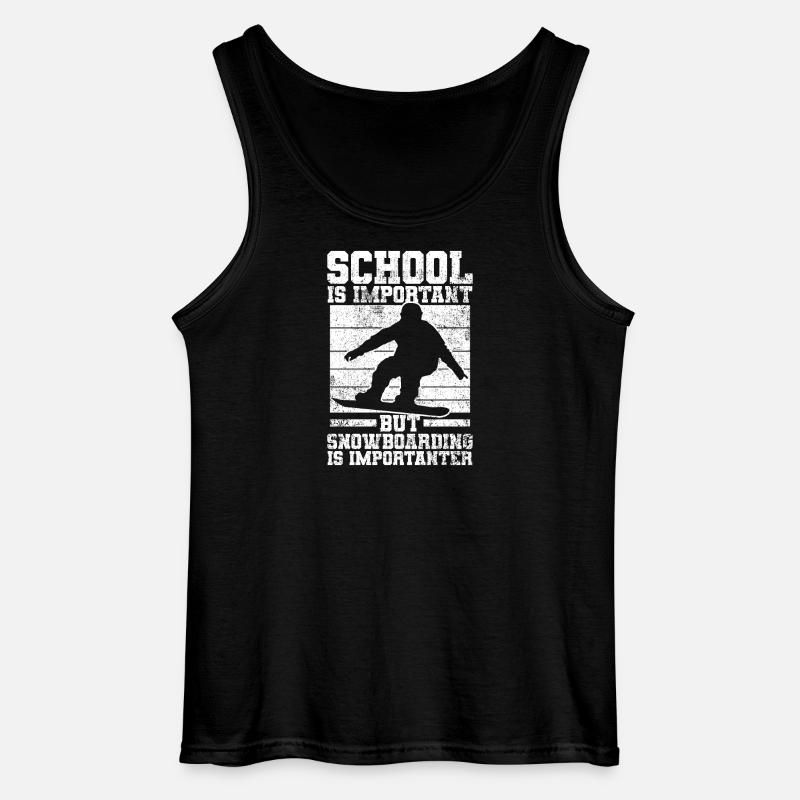 Snowboarden Snowboarder Snowboard - Gildan Männer Tank Top - Schwarz