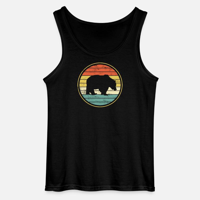 Bär Bären - Gildan Männer Tank Top - Schwarz