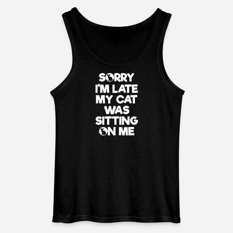 Katze Kätzchen - Gildan Männer Tank Top - Schwarz