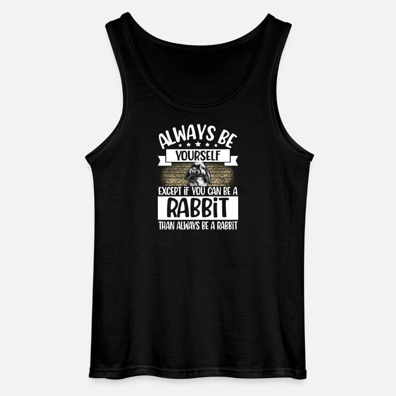 Hase - Gildan Männer Tank Top - Schwarz