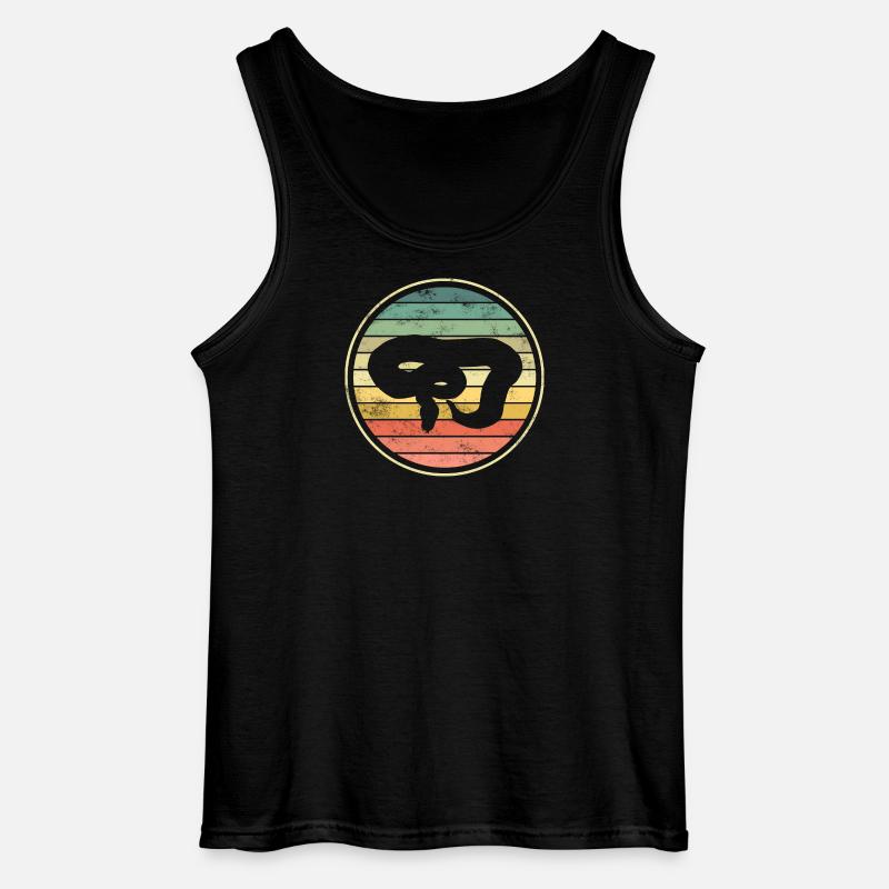 Schlange Schlangen - Gildan Männer Tank Top - Schwarz