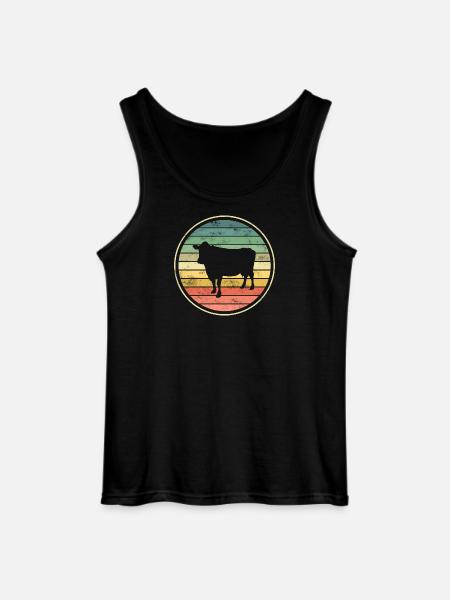 Kuh Kühe - Gildan Männer Tank Top - Schwarz