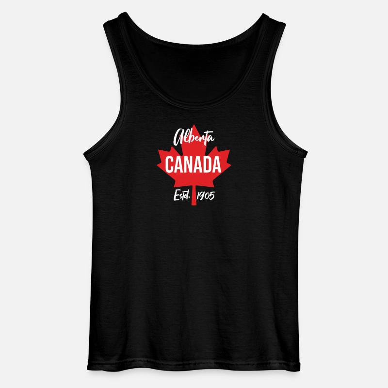 Alberta Kanada 1905 - Gildan Männer Tank Top - Schwarz