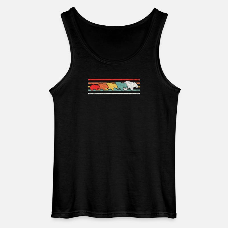 Wombat - Gildan Männer Tank Top - Schwarz