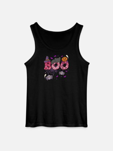 Halloween Boo Halloween-Kostüm - Gildan Männer Tank Top - Schwarz