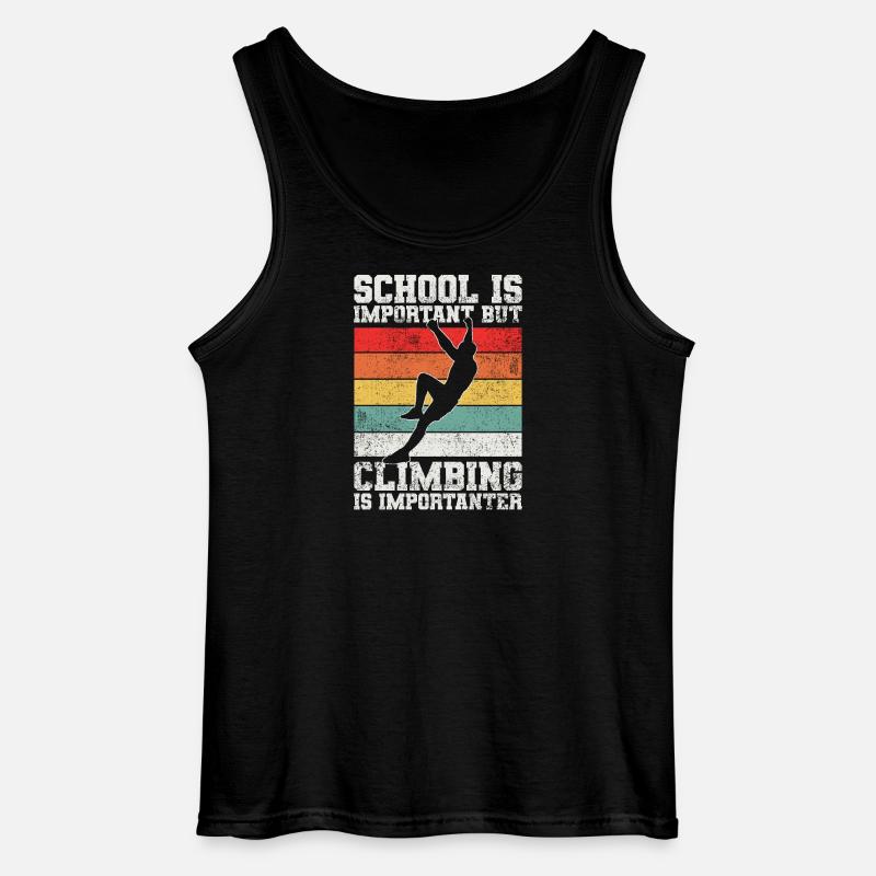 Klettern Kletterer Bouldern - Gildan Männer Tank Top - Schwarz