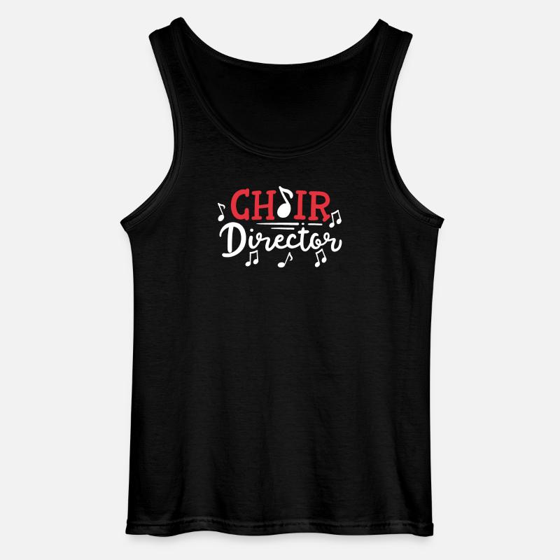 Chorleiter Dirigent - Gildan Männer Tank Top - Schwarz