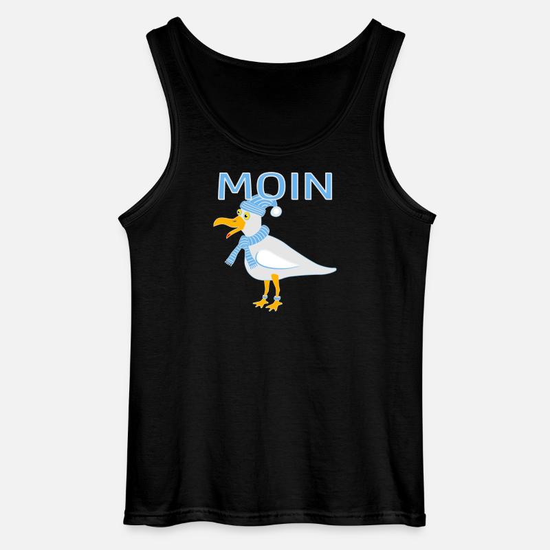 Lustige Möwe - Gildan Männer Tank Top - Schwarz