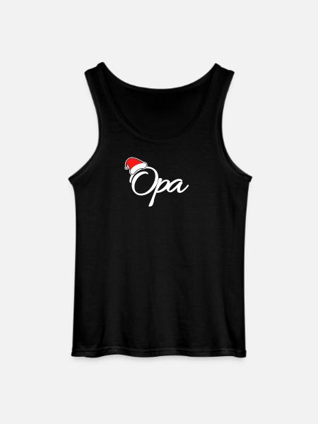 Weihnachten Opa - Gildan Männer Tank Top - Schwarz