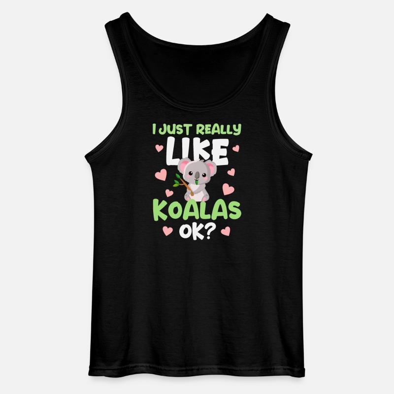 Koala Koalabär - Gildan Männer Tank Top - Schwarz