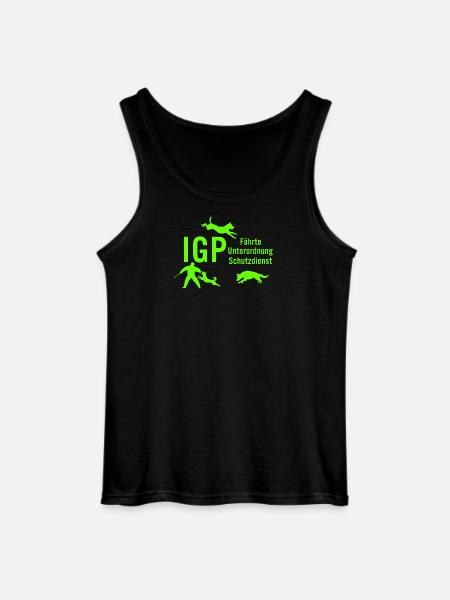 IGP Hundesport - Green - Gildan Männer Tank Top - Schwarz