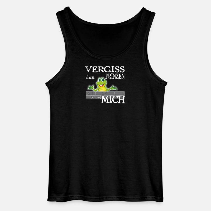 Frosch König textile Geschenkidee - Gildan Männer Tank Top - Schwarz