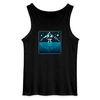 Wandern Zahl Pi - Gildan Männer Tank Top - Schwarz - Vorne - AI Model Male 185 dark (185cm)