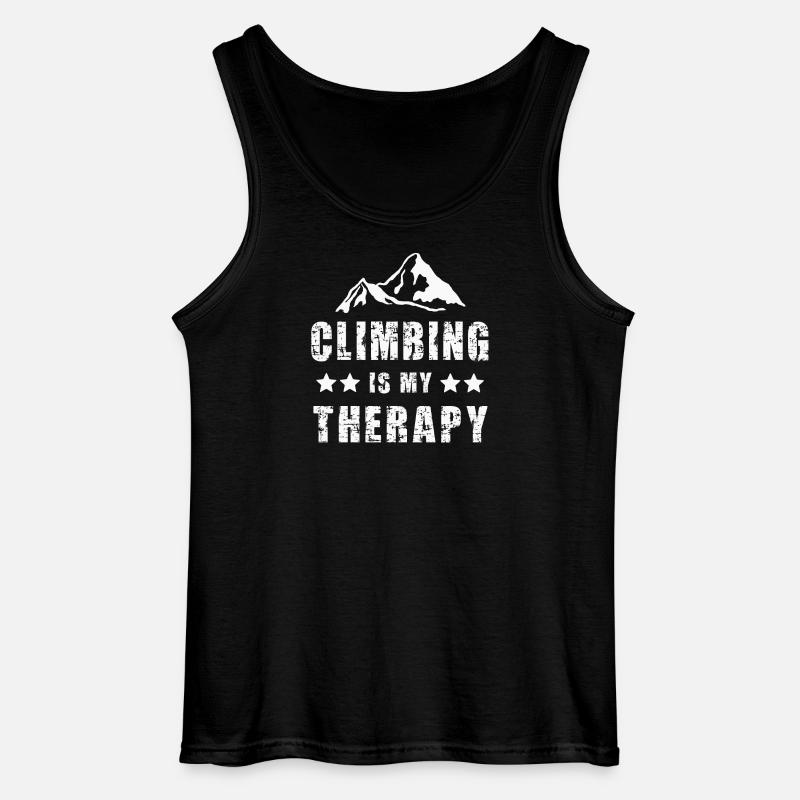 Klettern Kletterer - Gildan Männer Tank Top - Schwarz