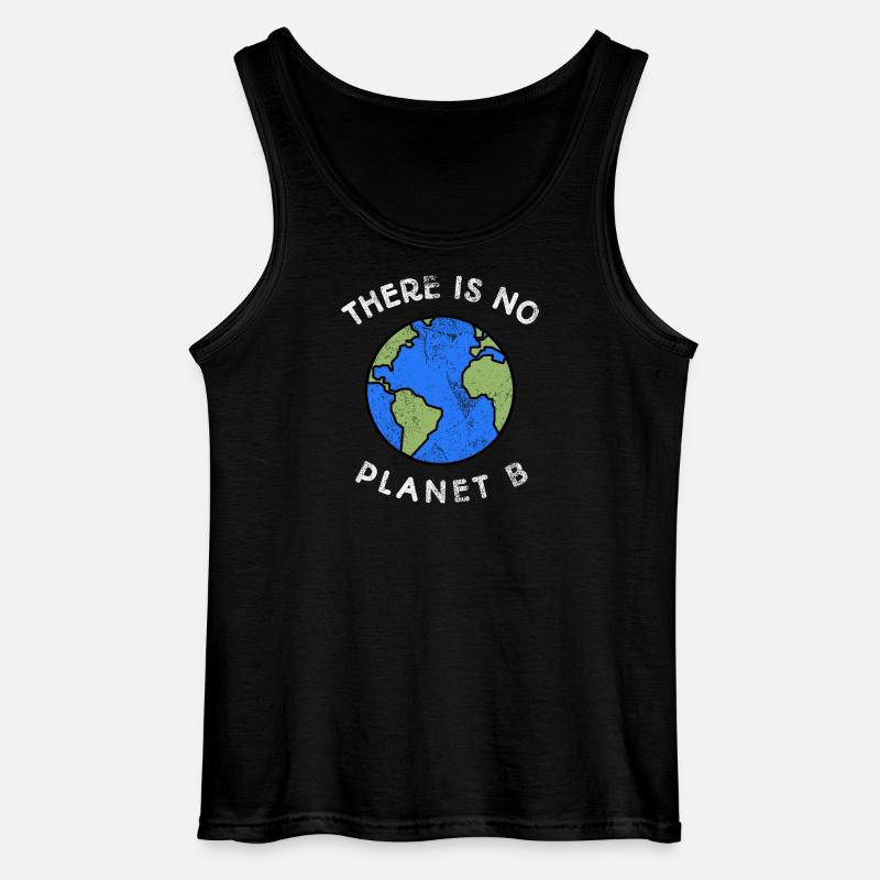 There is no planet B - Gildan Männer Tank Top - Schwarz