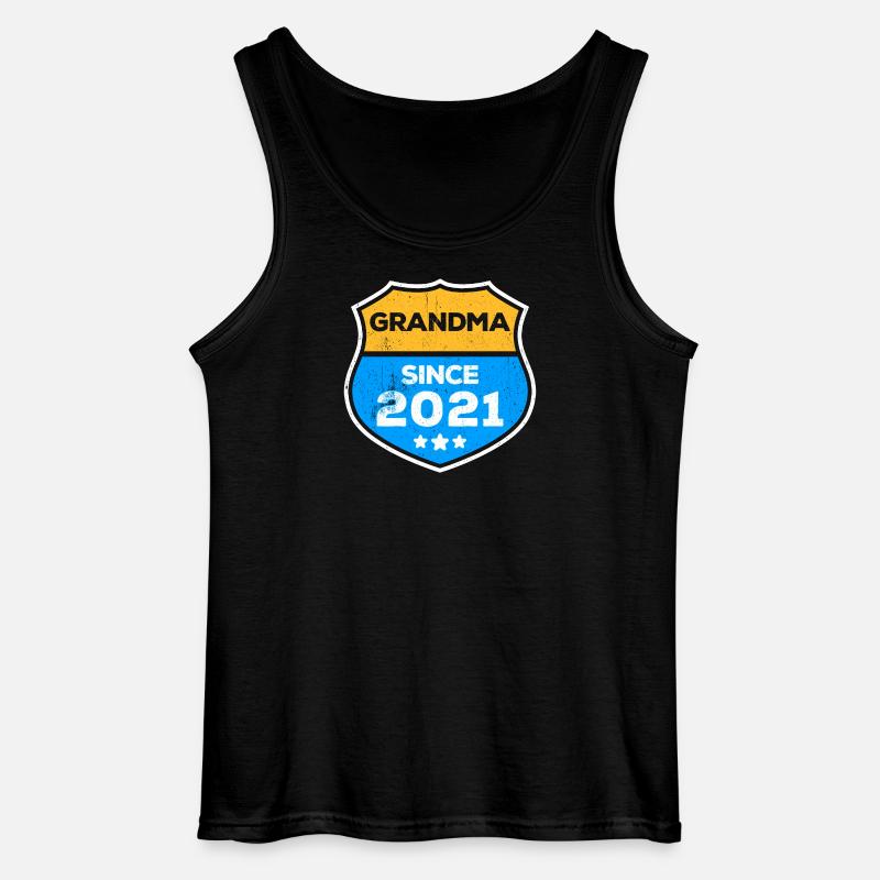 Großmutter Oma Statement Rentnerin Großmama - Gildan Männer Tank Top - Schwarz