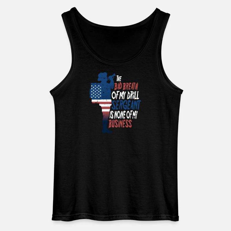 Drill Sergeant - Gildan Men’s Tank Top - black