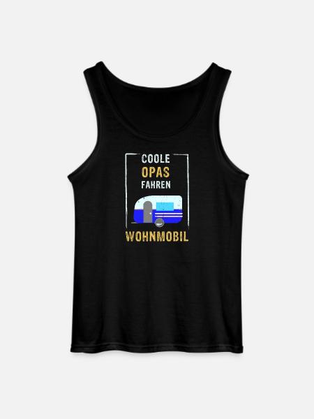 Coole Opas fahren Wohnmobil - Gildan Männer Tank Top - Schwarz