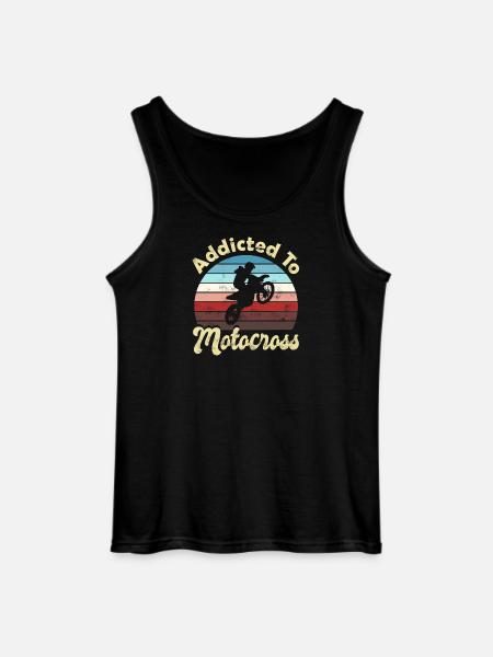 Motocross - Gildan Men’s Tank Top - black