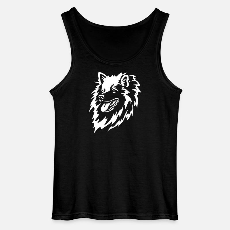 Spitz Kopf "Black Edition" - Gildan Männer Tank Top - Schwarz