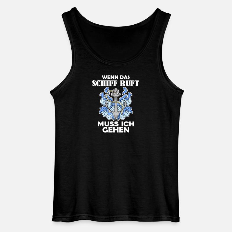 Schiff Schifffahrt - Gildan Männer Tank Top - Schwarz