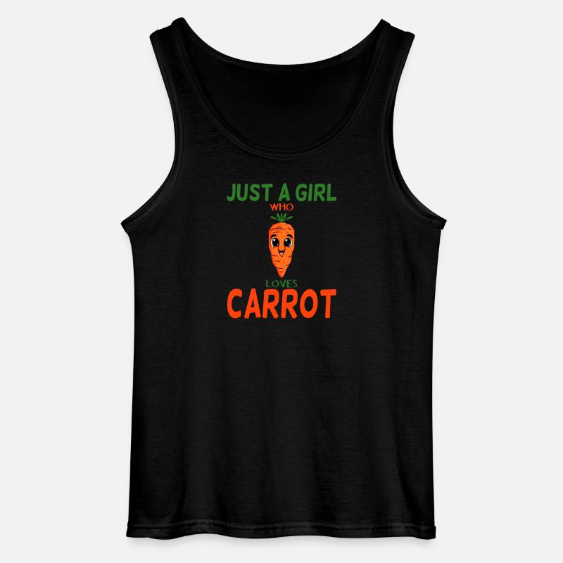 Vegansk gulerod gulerod gulerødder - Gildan tanktop til mænd - sort
