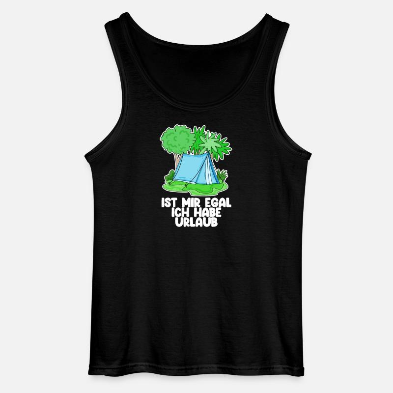 Urlaub - Gildan Männer Tank Top - Schwarz