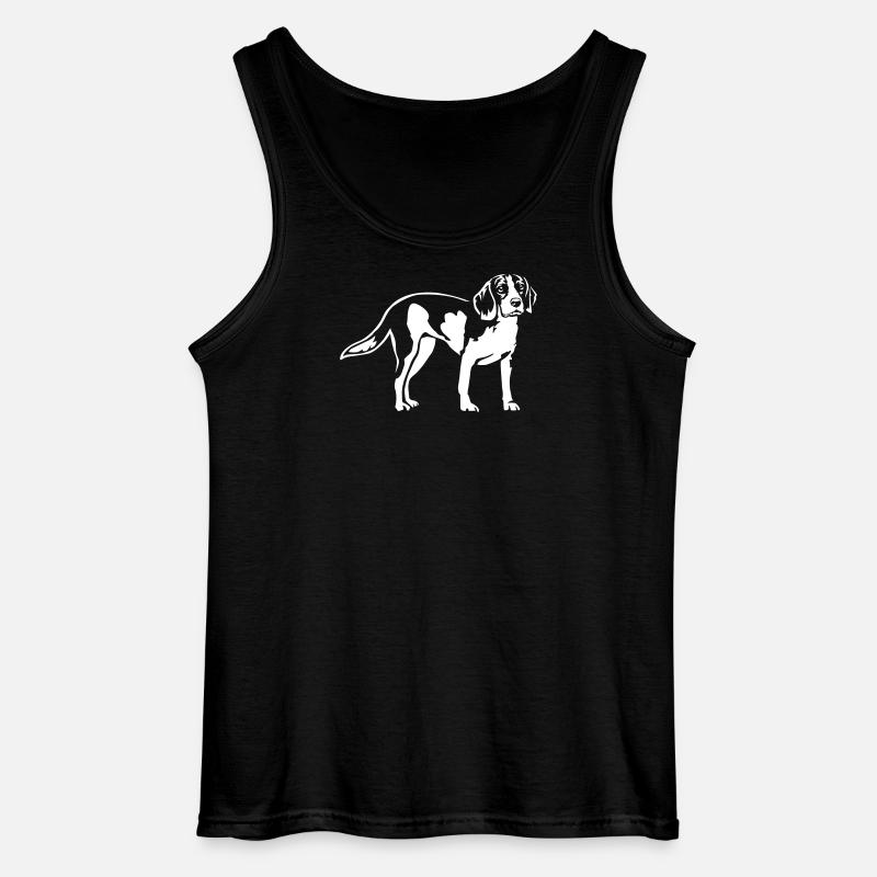 Beagle "Black Edition" - Gildan Männer Tank Top - Schwarz