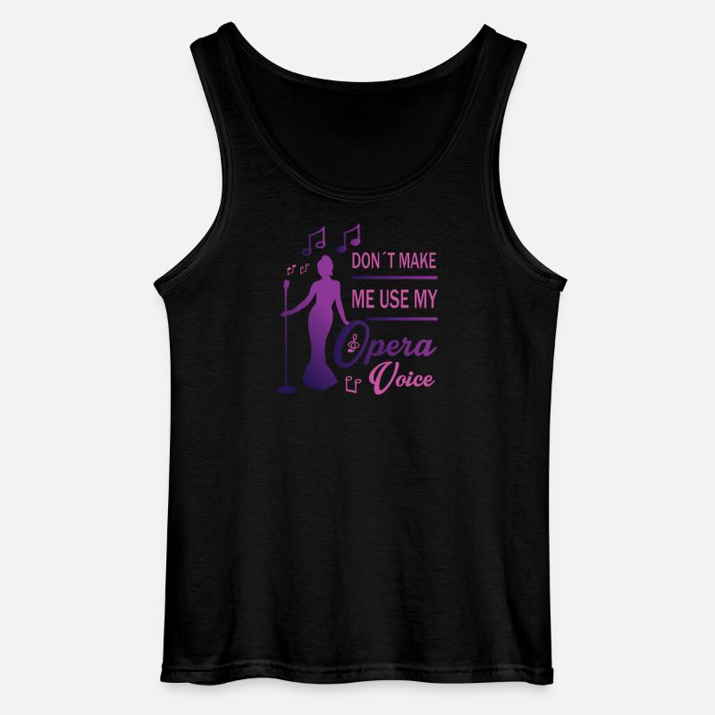 Laute Stimme - Gildan Männer Tank Top - Schwarz