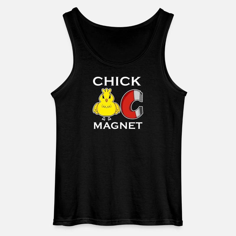 Chick Magnet - Gildan Men’s Tank Top - black