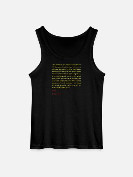 Aristotle Metaphysics Book ten - Gildan Men’s Tank Top - black