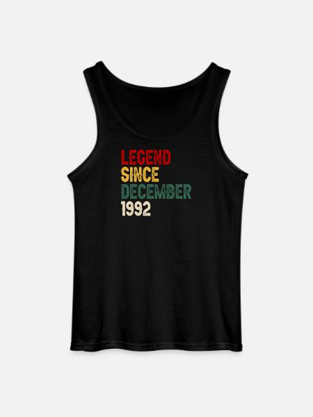 Legend Since December 1992 - Gildan Men’s Tank Top - black