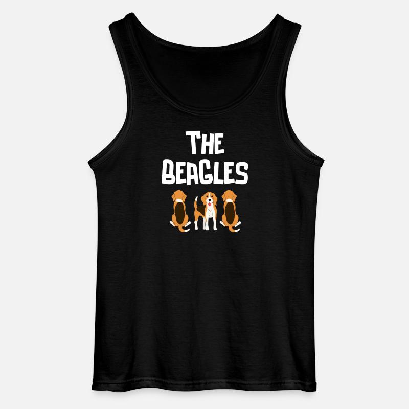 Beagle, Jagd, Jagdhund - Gildan Männer Tank Top - Schwarz