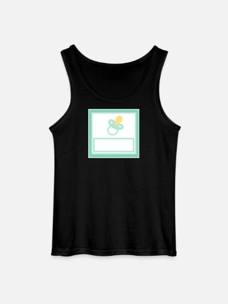 Personalize your own baby template - Gildan Men’s Tank Top - black